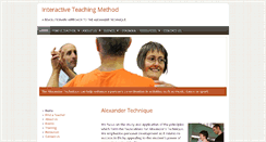 Desktop Screenshot of alexandertechnique-itm.org